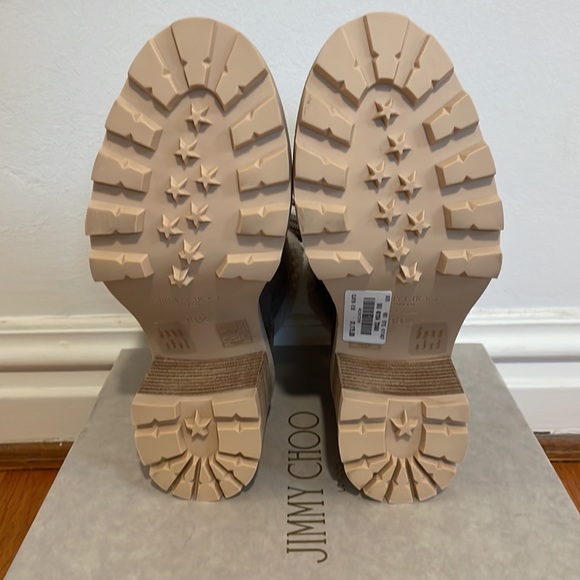 JIMMY CHOO, Eshe 65 Shearling Hiking Boots, size 38.5, Brand New in Box - Picture 6 of 11